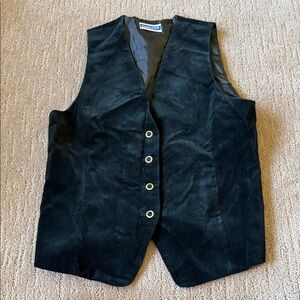 Vintage Pendleton Black Vest with Buttons